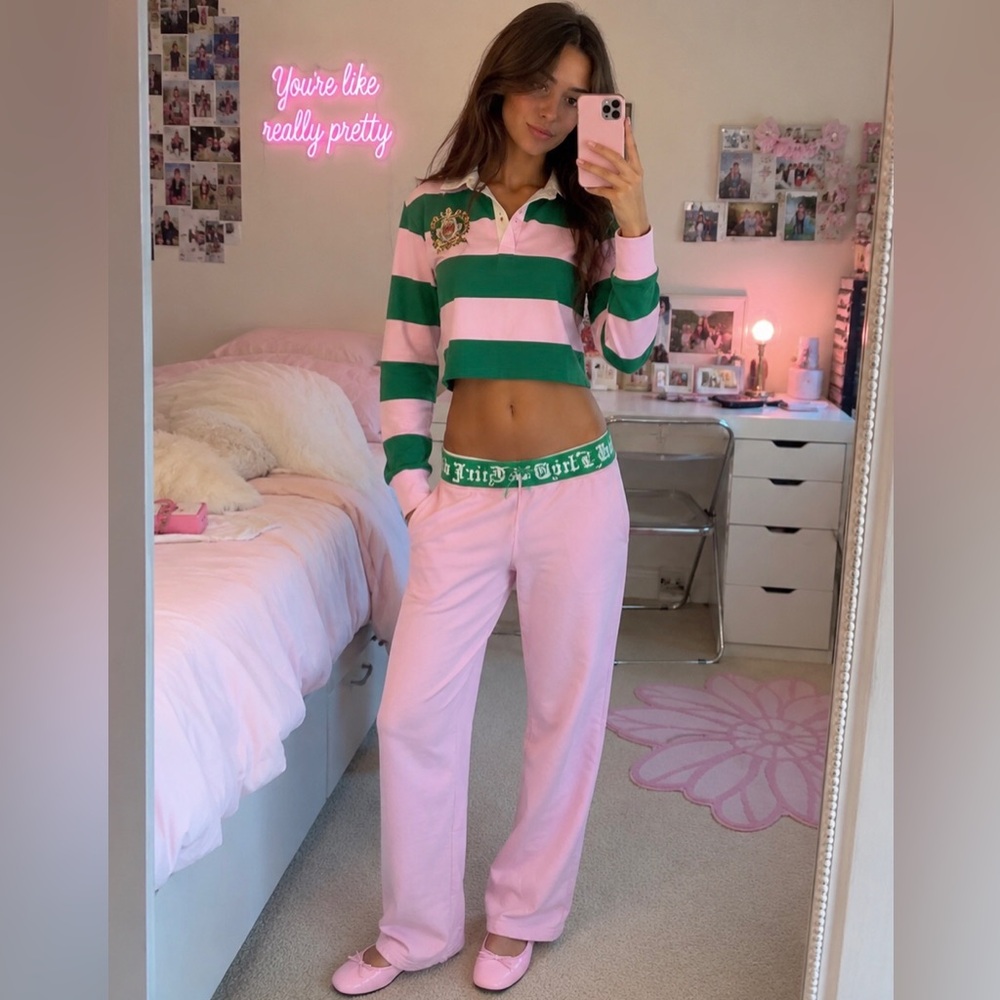 Rare Juicy Couture 90’s Pink Sweatpants